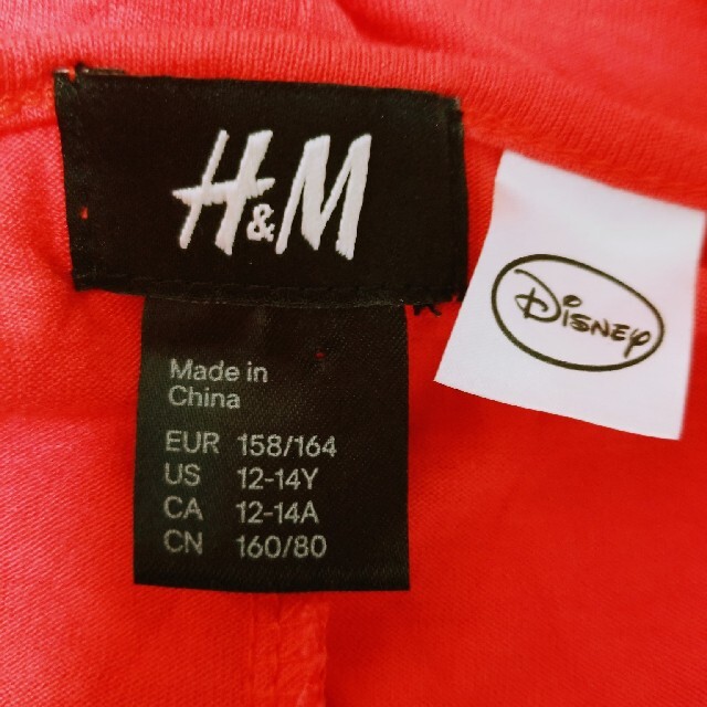 H&M(エイチアンドエム)の新品◆H&M◆DISNEY ミニー スパンコールリボンドルマンチュニック ワンピ キッズ/ベビー/マタニティのキッズ服女の子用(90cm~)(ワンピース)の商品写真