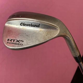 クリーブランド(cleaveland)のクリーブランドRTX4フォージド58°ノーメッキ仕上げウェッジ(クラブ)