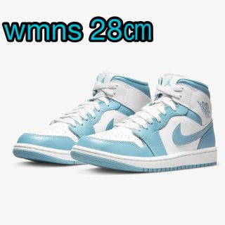 ナイキ(NIKE)の【送料込み★】NIKE WMNS AIR JORDAN 1 MID 28㎝(スニーカー)