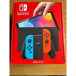 ニンテンドースイッチ(Nintendo Switch)のSwitch 有機elモデル ネオンブルー(携帯用ゲーム機本体)