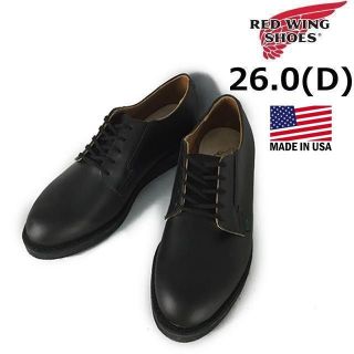 レッドウィング(REDWING)のレッドウイングシューズ レザー(Dワイズ/US8/26.0cm)黒 211003(ドレス/ビジネス)