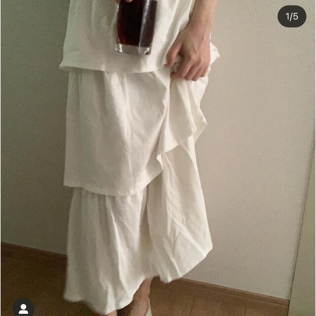 tronc トロン tiered skirt