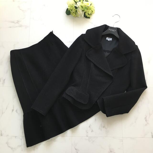 美品 FOXEY フォクシー カシミヤ フォーマル スーツ セットアップ | フリマアプリ ラクマ