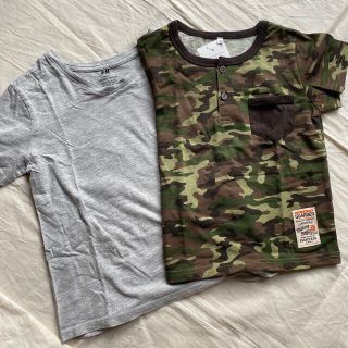 エイチアンドエム(H&M)の120半袖Tシャツ×2(Tシャツ/カットソー)