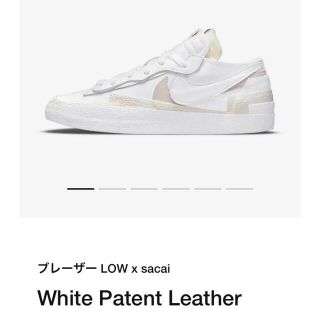 ナイキ(NIKE)のmiho様専用　nike × sacaiブレーザーlow24.5cm (スニーカー)