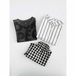 ユニクロ(UNIQLO)の👕ユニクロ& 韓国子供服 100~110 👕 3点SET (Tシャツ/カットソー)