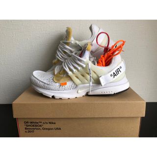 ナイキ(NIKE)の28cm OFF WHITE NIKE AIR PRESTO WHITE(スニーカー)