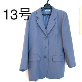 13号　ブレザー　オフィスジャケット　大きいサイズ　　事務服(テーラードジャケット)