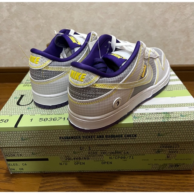 NIKE(ナイキ)のUNION Nike Dunk Low Court Purple メンズの靴/シューズ(スニーカー)の商品写真