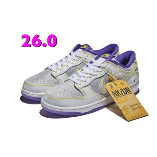 ナイキ(NIKE)のUNION Nike Dunk Low Court Purple(スニーカー)