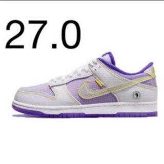 ナイキ(NIKE)のUNION Dunk Court Purple 27.0cm(スニーカー)