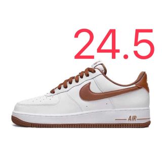 ナイキ(NIKE)のNIKE AIR FORCE 1 07 Low White Pecan 24.5(スニーカー)