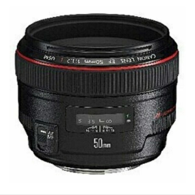 レンズ(単焦点)新品・未開封Canon 単焦点標準レンズ EF50mm F1.2L USM