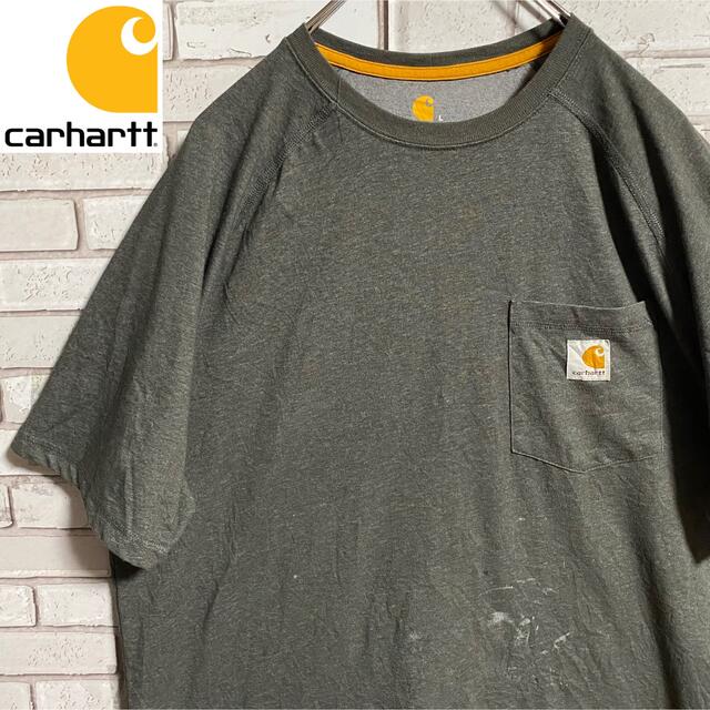carhartt(カーハート)の90s 古着 カーハート L ロゴタグ ポケット ビッグシルエット ゆるだぼ メンズのトップス(Tシャツ/カットソー(半袖/袖なし))の商品写真