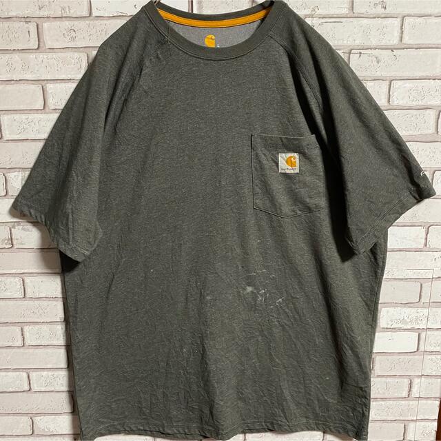 carhartt(カーハート)の90s 古着 カーハート L ロゴタグ ポケット ビッグシルエット ゆるだぼ メンズのトップス(Tシャツ/カットソー(半袖/袖なし))の商品写真