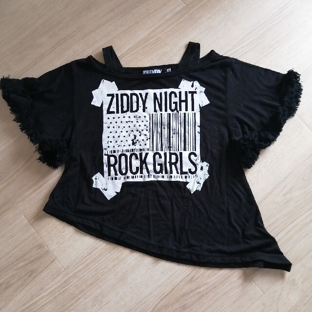 ZIDDY(ジディー)のziddy アシンメトリー　カットソー　130サイズ キッズ/ベビー/マタニティのキッズ服女の子用(90cm~)(Tシャツ/カットソー)の商品写真