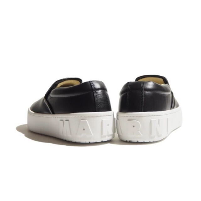 新品 MARNI レザースニーカー 黒 37 マルニ - 通販 -