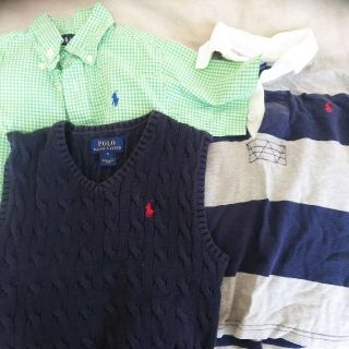 ポロラルフローレン(POLO RALPH LAUREN)の男の子 ラルフローレン 三点セット(Tシャツ/カットソー)