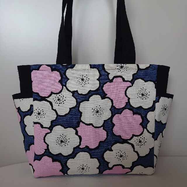 ᏚᎯᏞᎬ❤梅の花 サイドポケット 肩掛けトートバッグ ハンドメイド 2