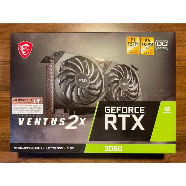 新品 MSI GeForce RTX 3060 VENTUS 2X 12G OC