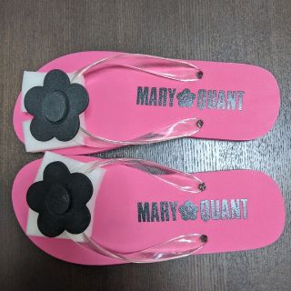 マリークワント(MARY QUANT)のMARY QUANT ビーチサンダル＆専用ケース(ビーチサンダル)