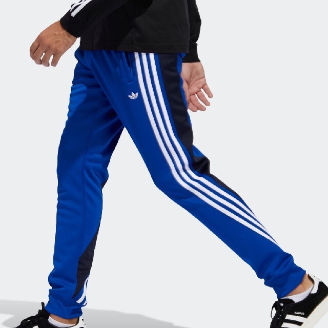 adidas - 新品 adidas 青×黒 トラックパンツ ジャージ adidas - 新品 adidas 青×黒 トラックパンツ ジャージ