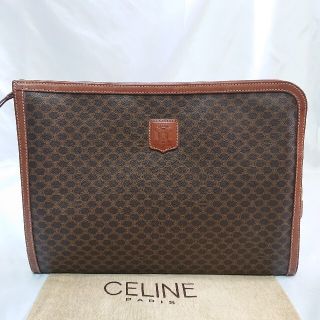 セリーヌ(celine)のCELINEマカダム柄クラッチバッグビジネスバッグ PCケース(ビジネスバッグ)