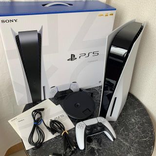 プレイステーション(PlayStation)のPS5 CFl-1100A01 ディスクドライブ搭載(家庭用ゲーム機本体)