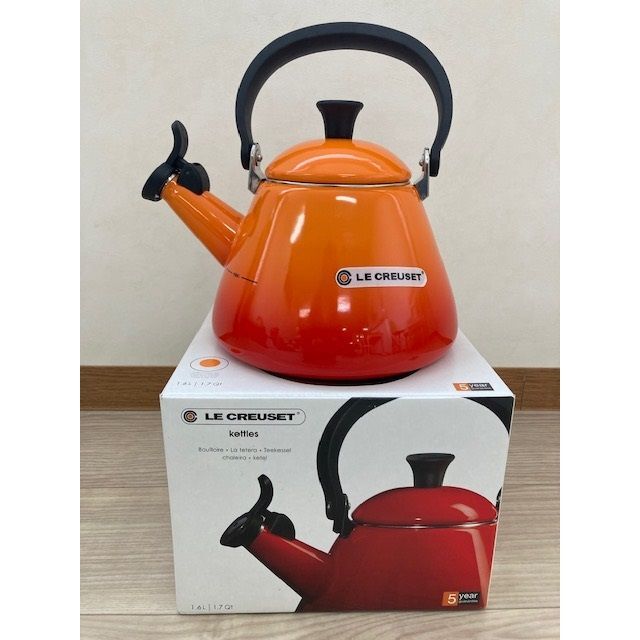 LE CREUSET - 【511】☆ルクルーゼ コーン ケトル 1.6L オレンジ