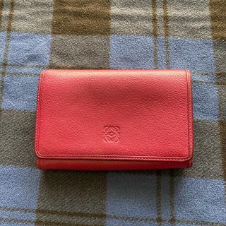 ✨未使用に近い✨ LOEWE 長財布 アナグラム アマソナ 折り財布 ロゴ