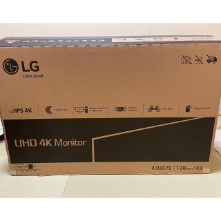 エルジーエレクトロニクス(LG Electronics)の【やっちん様専用】 LG 42.5インチ IPS 4Kモニタ (43UD79) (ディスプレイ)