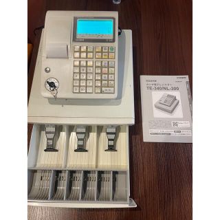 カシオ(CASIO)のCASIO電子レジスター　TE-340/NL-300 中古 (店舗用品)