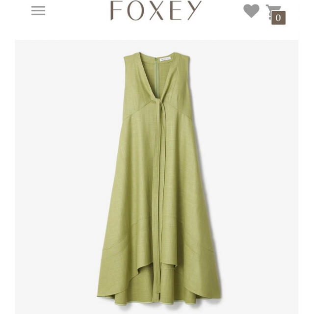 FOXEY(フォクシー)のADEAM アディアム フォクシー ワンピース SLEEVELESS DRESS レディースのワンピース(ロングワンピース/マキシワンピース)の商品写真