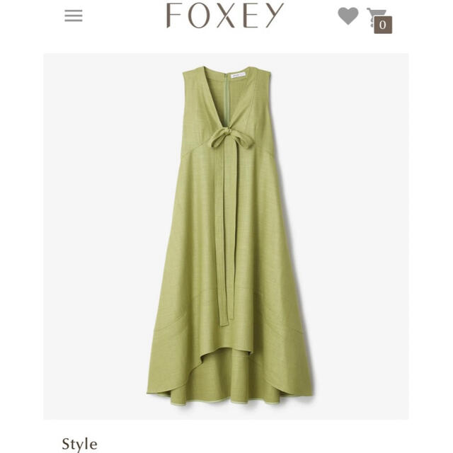 FOXEY(フォクシー)のADEAM アディアム フォクシー ワンピース SLEEVELESS DRESS レディースのワンピース(ロングワンピース/マキシワンピース)の商品写真