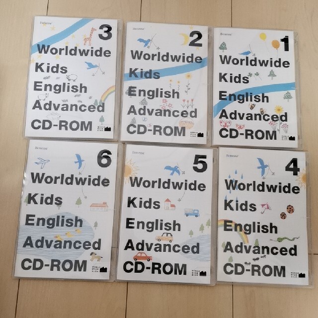 Worldwide Kids English stage1～6 DVD CD 【オンラインショップ 