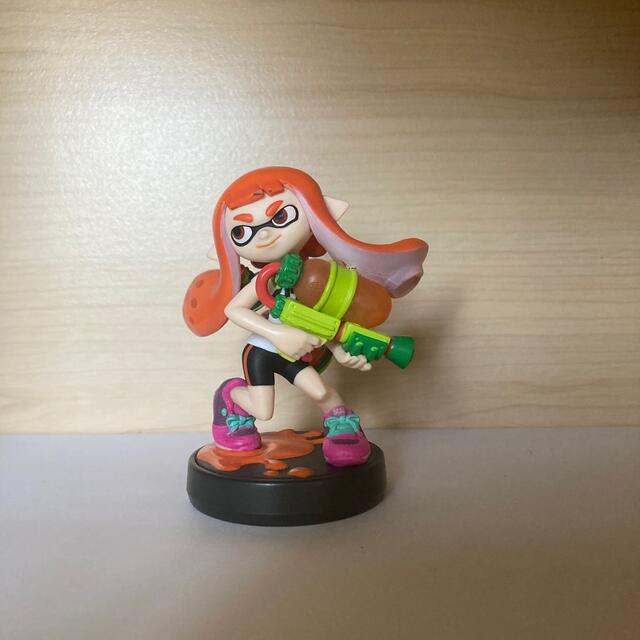 amiibo ガールオレンジ　スプラトゥーン　アミーボ エンタメ/ホビーのフィギュア(ゲームキャラクター)の商品写真