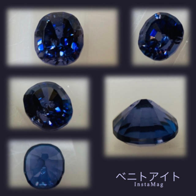 【終了しました】最高品質　ベニトアイト　ルース　0.237ct レディースのアクセサリー(リング(指輪))の商品写真