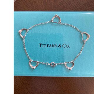 ティファニー(Tiffany & Co.)のティファニー　ブレスレット　ファイブ　オープンハート　ハート5つ　シルバー(ブレスレット/バングル)