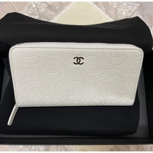 CHANEL 長財布 カメリア シャネル