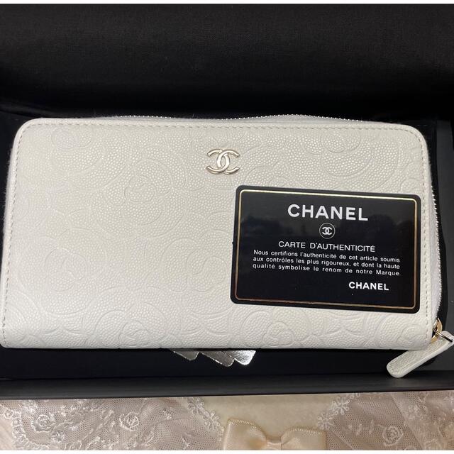 CHANEL(シャネル)のCHANELカメリア 長財布　2022年　新作 レディースのファッション小物(財布)の商品写真