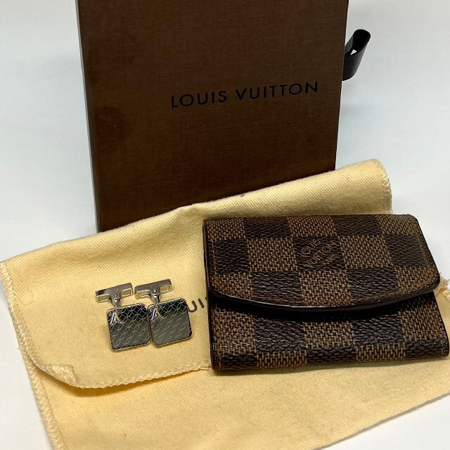 LOUIS VUITTON カフス　ダミエケース