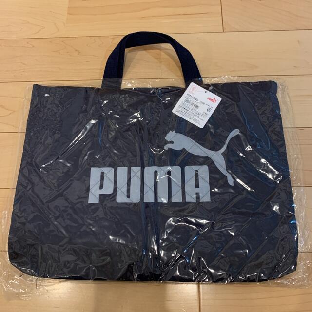 PUMA(プーマ)の新品 PUMA プーマ キルトレッスンバッグ ネイビー キッズ/ベビー/マタニティのこども用バッグ(レッスンバッグ)の商品写真