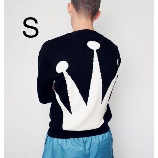 ステューシー(STUSSY)の定価以下 stussy bent crown sweater Sサイズ(ニット/セーター)