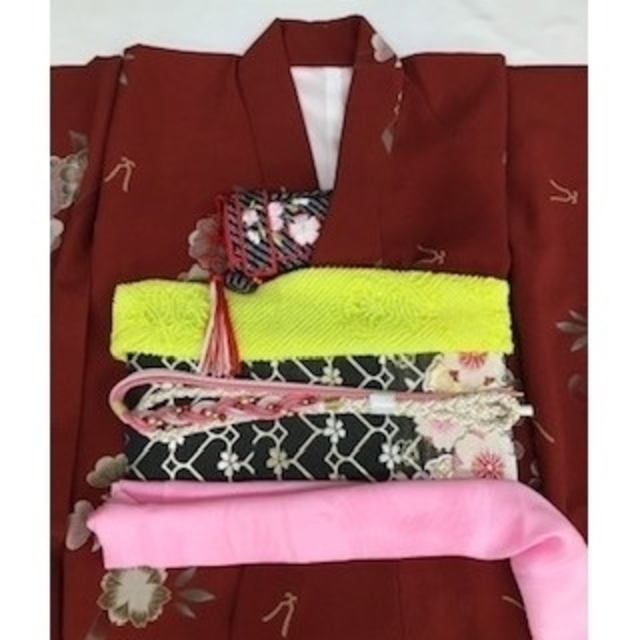 七五三 7歳着物と帯セットで 撫松庵の通販 by ゆーちゃん's shop｜ラクマ