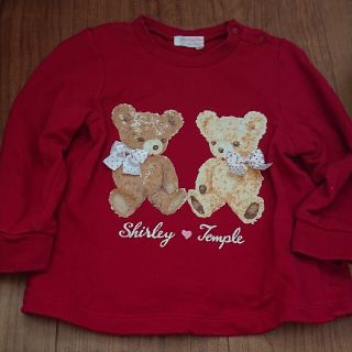 シャーリーテンプル(Shirley Temple)のシャーリーテンプル 赤くまちゃん トレーナー(Tシャツ/カットソー)