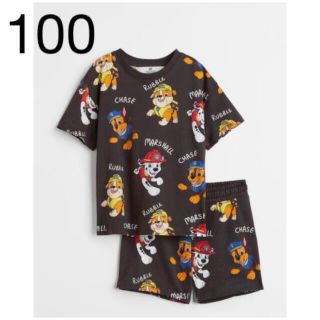 エイチアンドエム(H&M)の《最新作》新品未開封　パウパトロール　Tシャツ＆ショートパンツ　100(Tシャツ/カットソー)