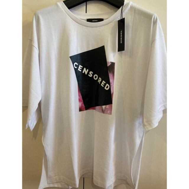 DIESEL(ディーゼル)の新品未使用！　ディーゼル　Tシャツ　ホワイトXL レディースのトップス(Tシャツ(半袖/袖なし))の商品写真