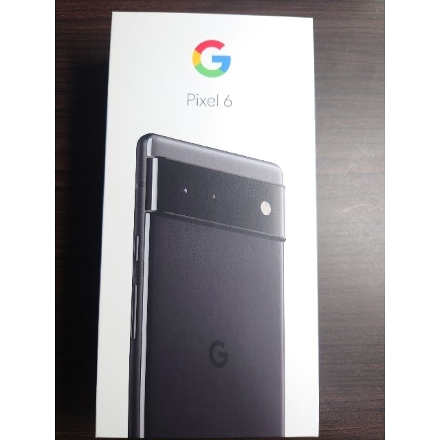 Google Pixel 6 128GB ストーミー ブラック 黒 simフリースマートフォン/携帯電話