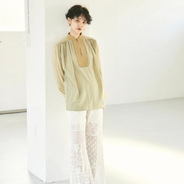 ★新品未使用★TODAYFUL Sheer Sleeve Blouse