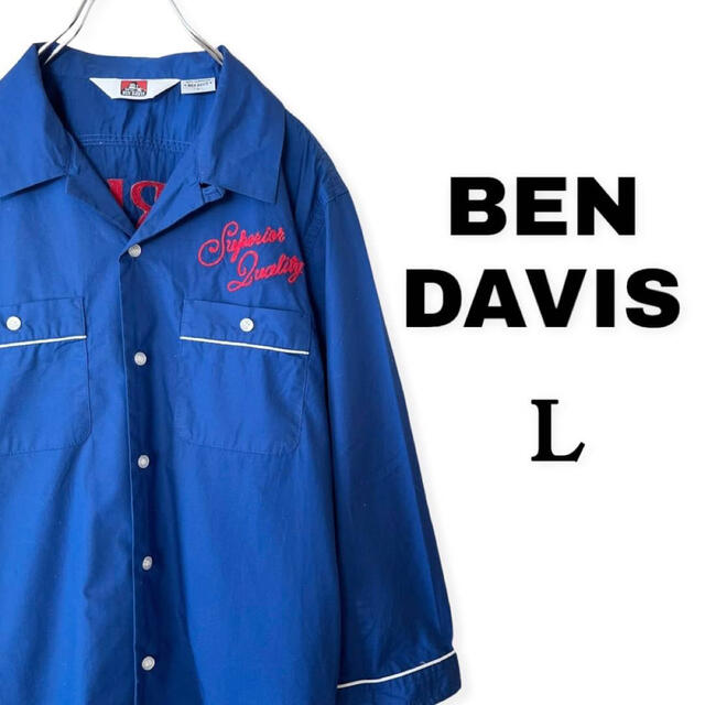 BEN DAVIS - BEN DAVIS ベンデイビス シャツ 刺繍 メンズLサイズ ...